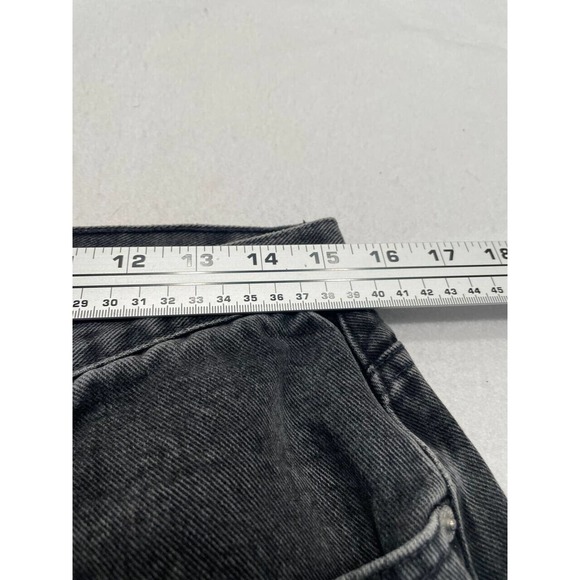 Vintage Tommy Hilfiger Size 14 Women's Relaxed Fit Jeans Big Flag Logo Black - Picture 9 of 10